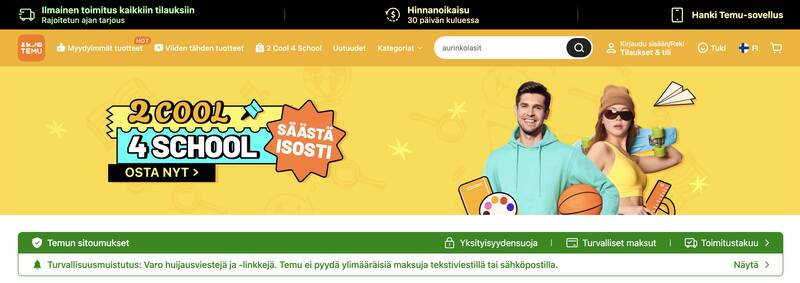 Temu kokemuksia ja arvostelu