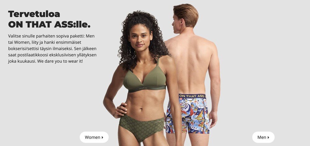 On That Ass kokemuksia